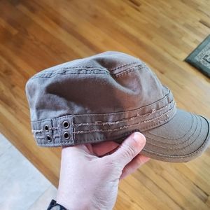 Olive green womens cap